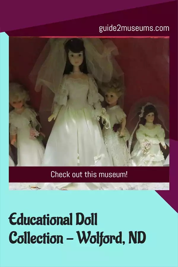 Bride doll on a shelf with other #dolls -  #museum #NorthDakota #ND