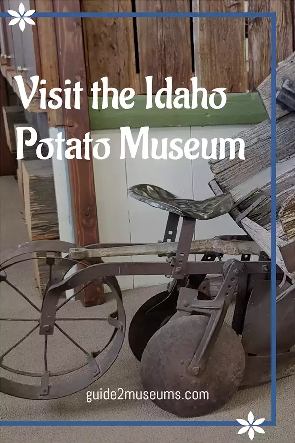 Visit the Idaho Potato Museum pin | #Idaho #potatoes #farming #travel #museums 