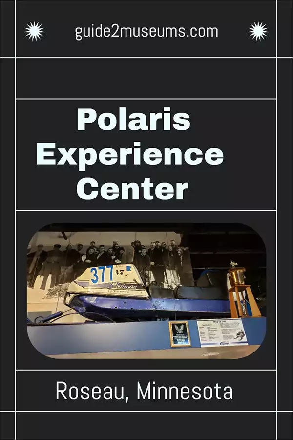 Visit the Polaris Experience Center Museum | #travel #mueums #Roseau #Minnesota #snowmobiles