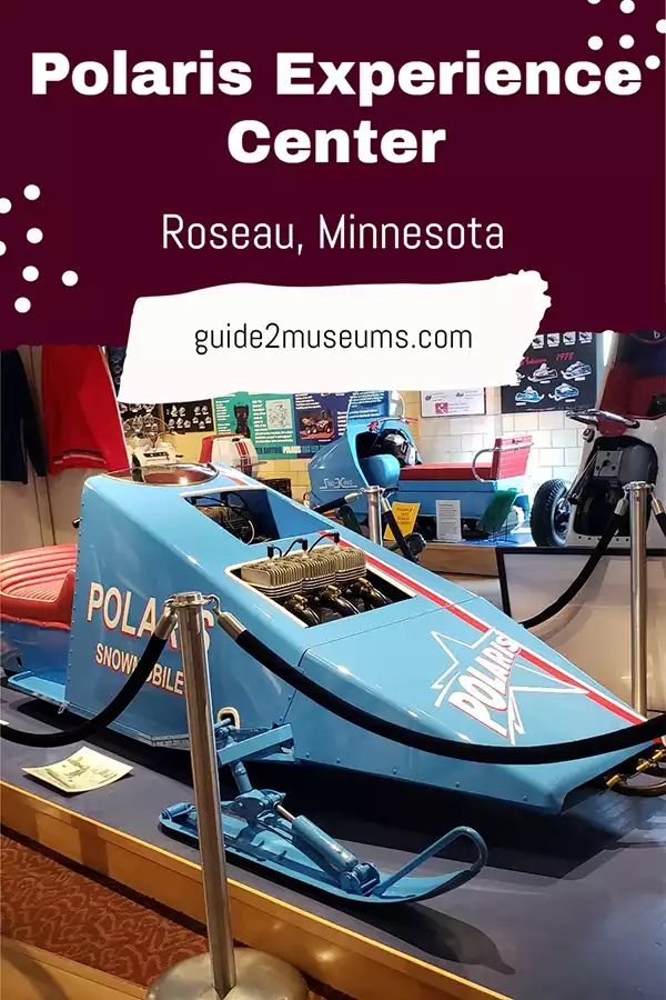 Visit the Polaris Experience Center Museum | #travel #mueums #Roseau #Minnesota #snowmobiles