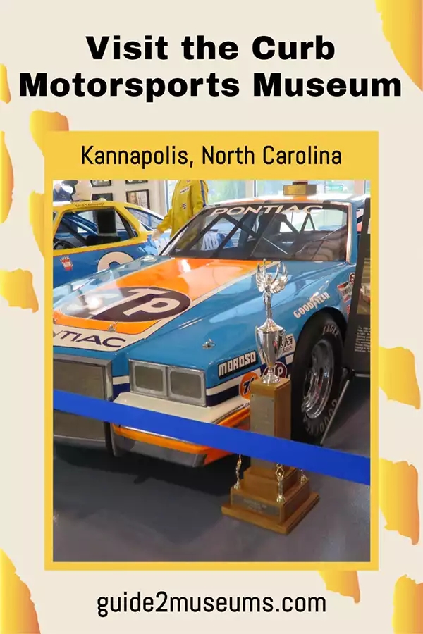 Visit the Curb Motorsports Museum to see this car driven by Richard Petty | #travel #museum #NorthCarolina #Kannapolis #cars #racing