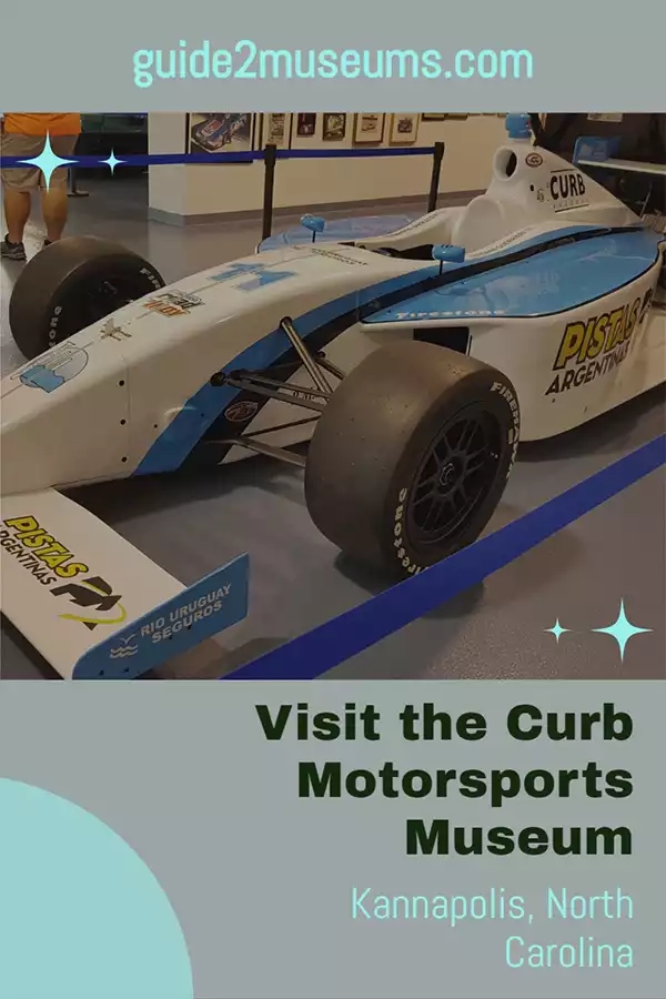 Visit the Curb Motorsports Museum to see a variety of race cars | #travel #museum #NorthCarolina #Kannapolis #cars #racing