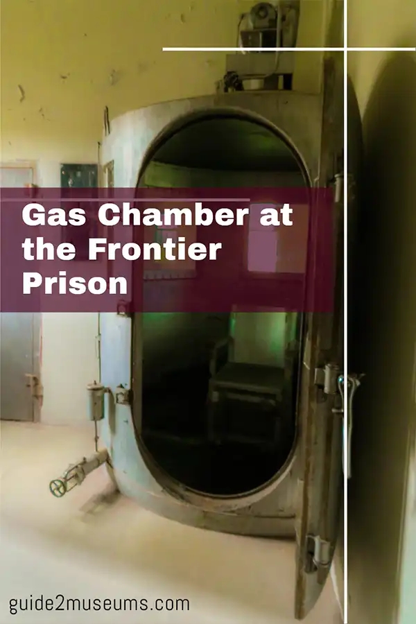 Small "gaschamber at the Frontier Prison #Museum in Rawlins, #Wyoming
